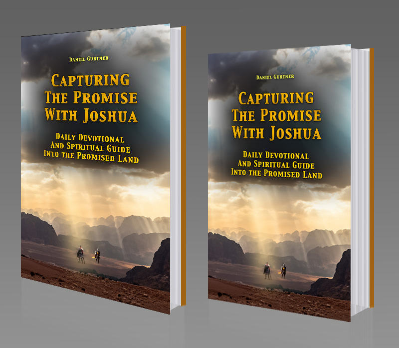 Hardcover and Paperback renderings for Capturing The Promise With Joshua: Daily Devotional and Spiritual Guide into the Promised Land